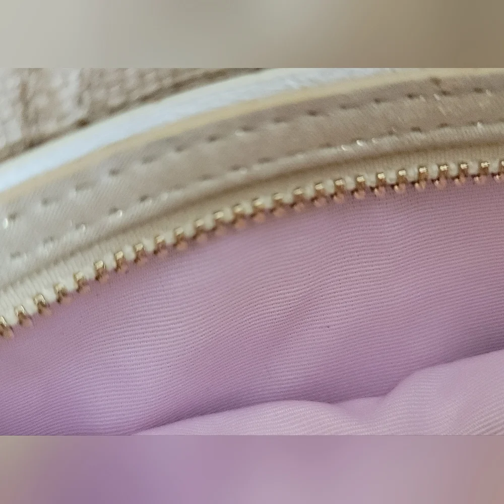 Coach Poppy Elegant Gold And Cream Designer Tote Bag - Picture 5 of 13